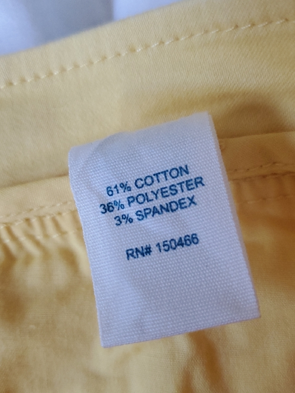 Market & Spruce Yellow Cropped Ankle Pants - Picture 5 of 9